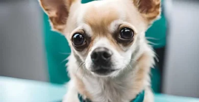 chihuahua qui attend pour ses vaccins obligatoires