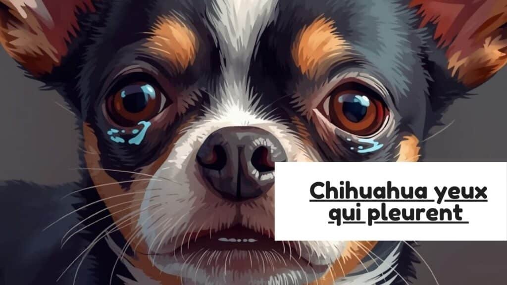 Chihuahua yeux qui pleurent : faut-il s'inquiéter ?