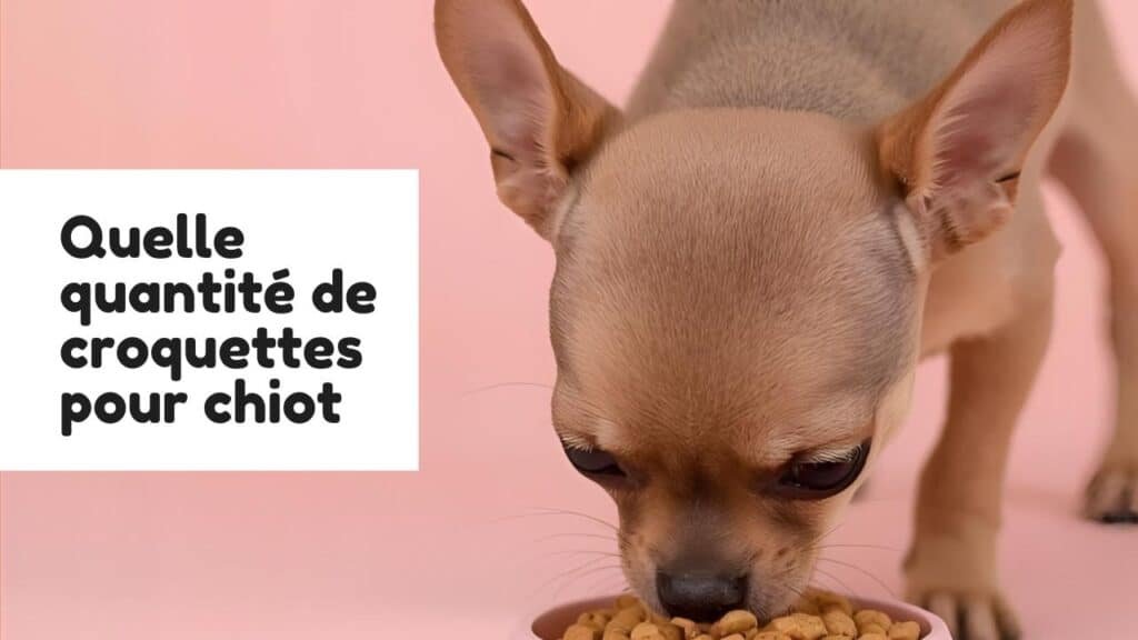Quelle quantité de croquettes pour chiot