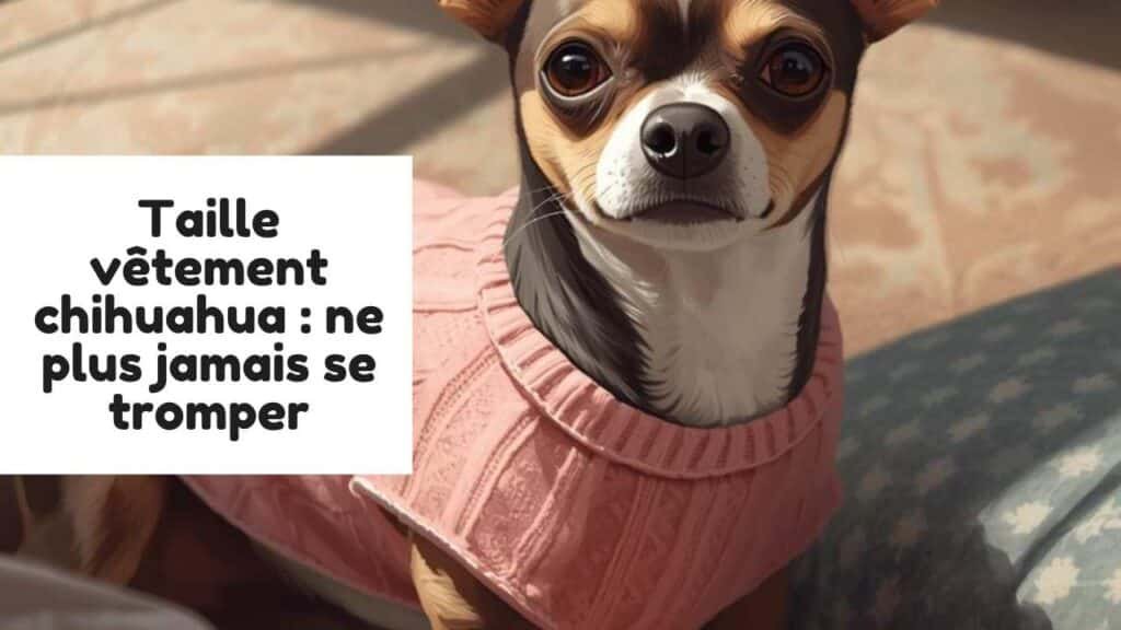 Taille vêtement chihuahua