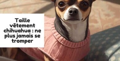 Taille vêtement chihuahua
