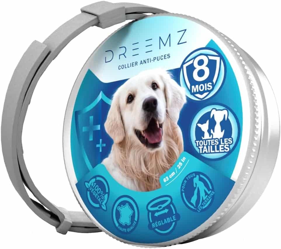DREEMZ® Collier Anti Puces pour Chien