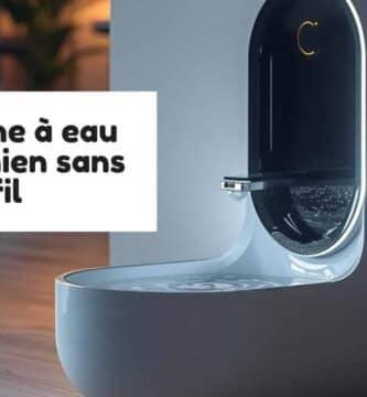 fontaine à eau pour chien sans fil