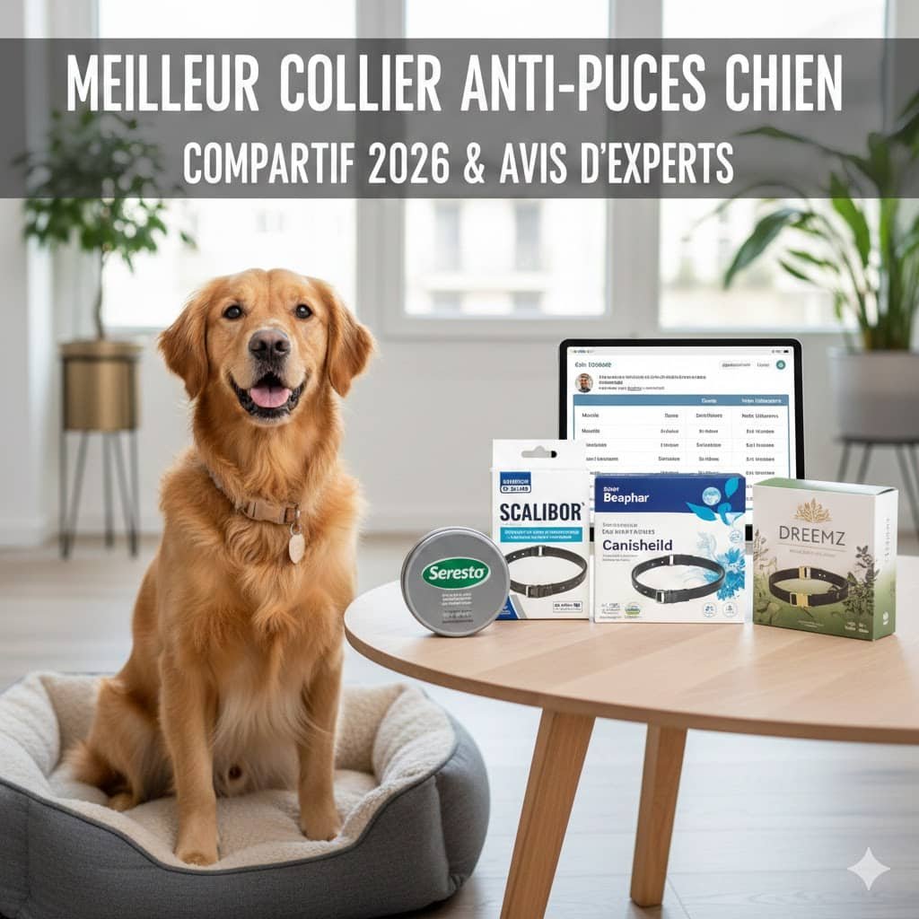 meilleur collier anti puces