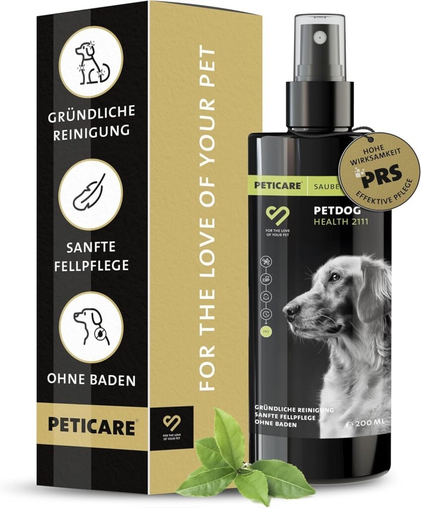 Peticare Shampoo Sec Naturel pour Chiens