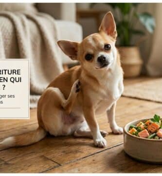 quelle nourriture pour mon chien qui se gratte
