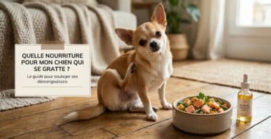 quelle nourriture pour mon chien qui se gratte
