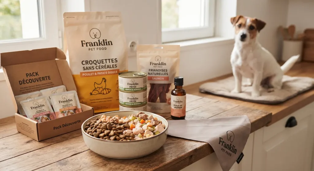 image avis franklin petfood chien